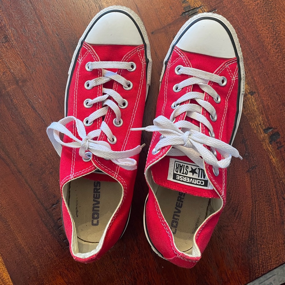 Red Converse Sneakers